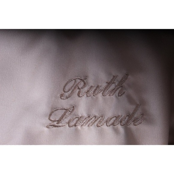 Mob wife mob boss vtg Chub Jacket Buttercream Fur Short  Creation Aphrodite - Picture 10 of 10